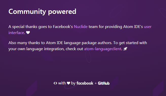 Atom IDE, la collaboration de GitHub et Facebook