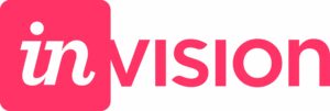 Logo-InVision-pink-white-nouvel-outil-prototypage-webdesigner-digital 