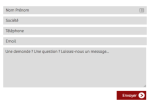 formulaire de contact yateo