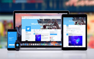 Twitter on mobile, desktop